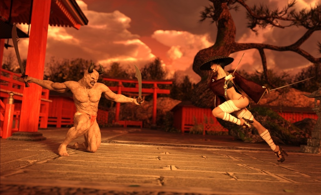 clashing of the swords